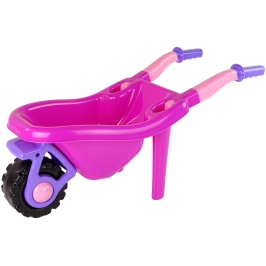 Large Coloured Garden Wheelbarrow Pink