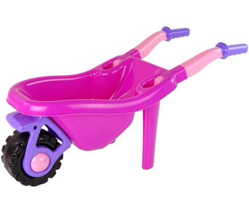 Large Coloured Garden Wheelbarrow Pink