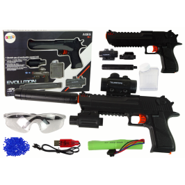 Electric BB gun Black set 20 meters