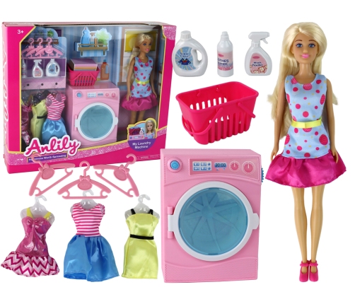 Anlily Doll Laundry Accessory Set XXL Washing Machine