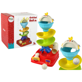 Sensory Toy Falling Ball Egg Chicken Slide