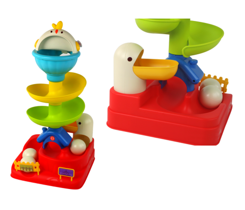 Sensory Toy Falling Ball Egg Chicken Slide