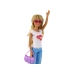 Anlily Children's Doll Long Blonde Hair Handbag Glasses White Blouse