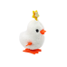 Chicken White Hen With Star White Clockwork Jumping