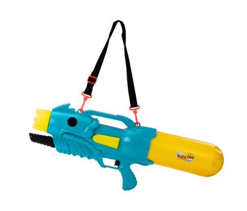 Large Water Gun 2850ml Adjustable Strap Green