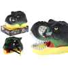 Dinosaur Mask Adjustable Headband Lights Sounds Black