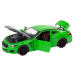 Sports Car Metal Friction Drive Openable Elements 1:24 Green