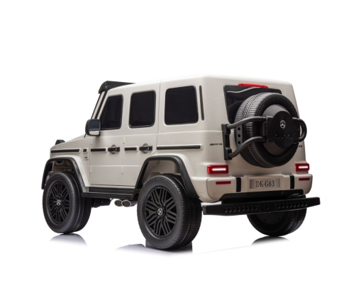 Двухместный детский электромобиль Mercedes G63 XXL White 24V