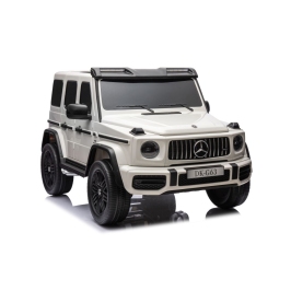 Divvietīgs bērnu elektromobilis Mercedes G63 XXL White 24V