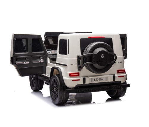 Двухместный детский электромобиль Mercedes G63 XXL White 24V