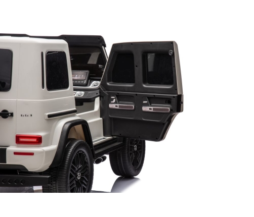 Двухместный детский электромобиль Mercedes G63 XXL White 24V