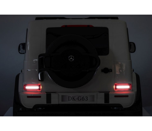 Двухместный детский электромобиль Mercedes G63 XXL White 24V