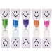 Hourglass Set of 5 Colored Smileys