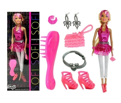 Fashion Model Doll with Accessories Long Hair