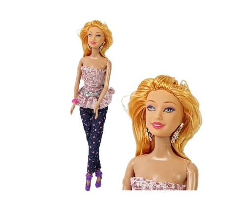 Fashion Model Doll with Accessories Long Hair