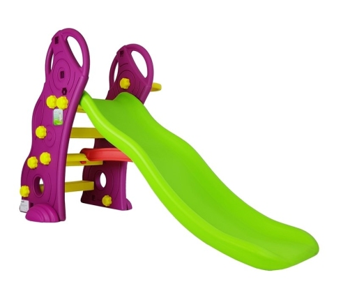 Slide Set Purple HDPE with Basketball Basket