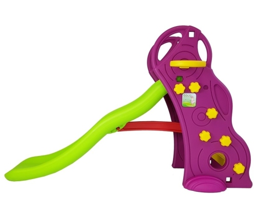 Slide Set Purple HDPE with Basketball Basket