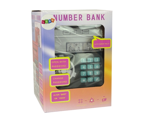 Electronic Money Box Saving Silver Code