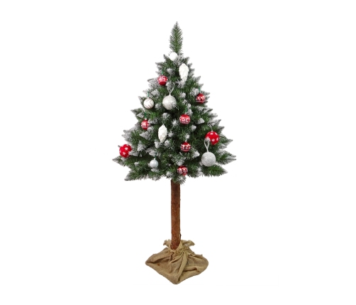 Christmas Tree Diamond Pine 3D on a trunk 180 cm Snow Glitter