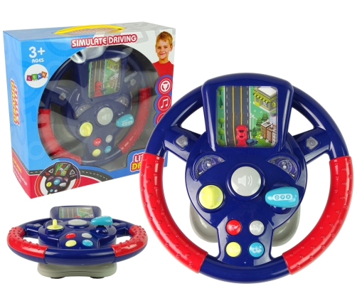 Baby Steering Wheel Driving Simulator Sound and Light Effects