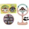 Pink Interactive Steering Wheel On Foot Sounds Lights City Maze Ball