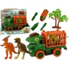 Dinosaur Truck Transporter for Disassembly Green Accessories