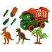 Dinosaur Truck Transporter for Disassembly Green Accessories