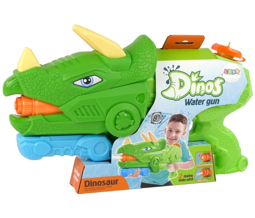 Dinosaur Water Gun 1330ml Green Range 8m