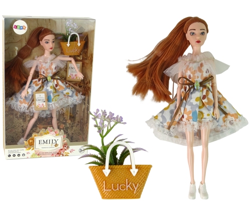 Baby Doll Emily Autumn Red Hair Flowers