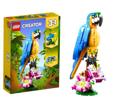 LEGO CREATOR Exotic Parrot 253 Pieces 31136