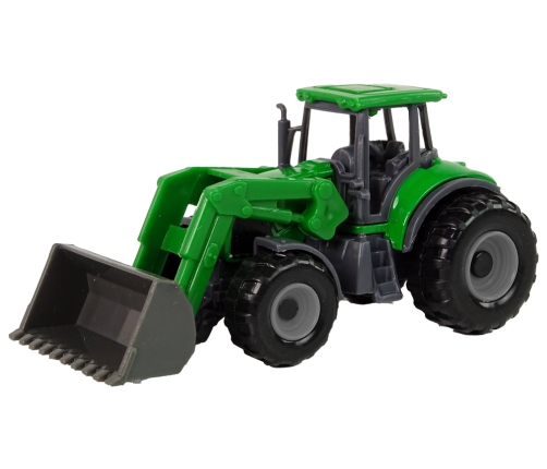 Agricultural Vehicle Tractor Bulldozer Green Small