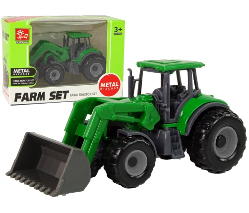 Agricultural Vehicle Tractor Bulldozer Green Small