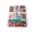 Pink Expandable Suitcase Set Artistic Creative Plastic DIY