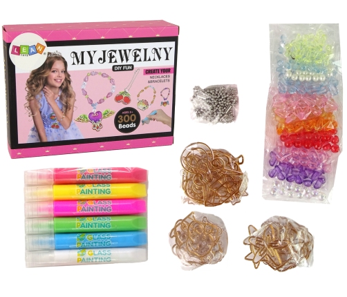 DIY Jewellery Making Set Beads Pens