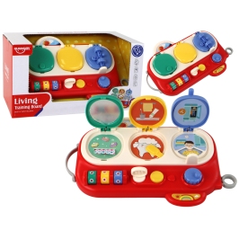 Red Sensory Educational Board for Children