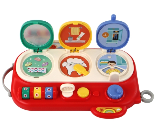 Red Sensory Educational Board for Children