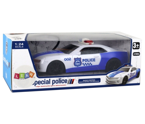 Remotely Controlled Police Car 1:24