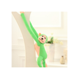 Plush Monkey Mascot with Sound, Green 80 cm