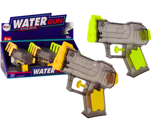 Small Water Gun Transparent Yellow Orange