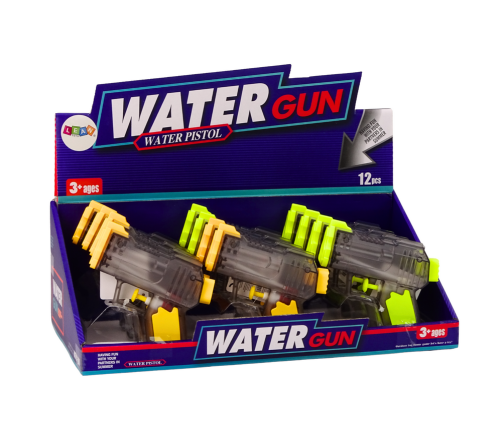 Small Water Gun Transparent Yellow Orange