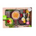 Fast Food Set Fruits Steak Ice Cream Accessories Pizza French fries 26 pcs.