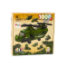 Military Helicopter Block Set Military Green 1000 pcs