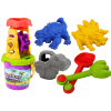 Dinosaur Sand Set, Grinder, Funnel, Spatula, Rake, Watering Can, Molds