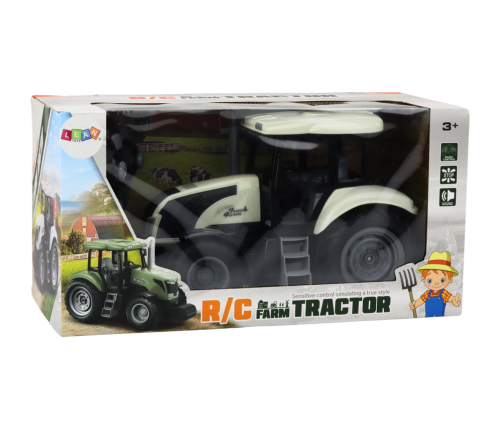 Remote Controlled Tractor RC 2.4G Sounds White