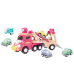 Set of wheels for children 5w1 White and Pink Children