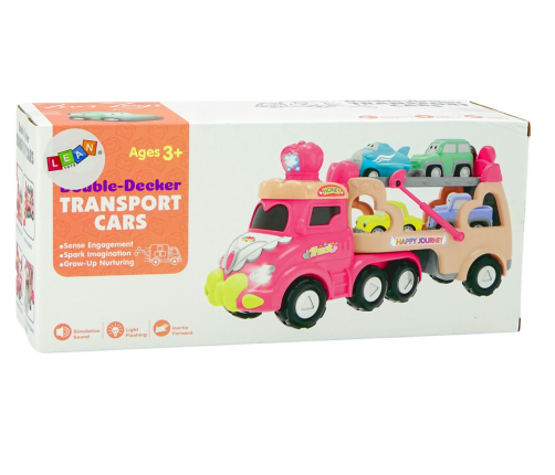 Set of wheels for children 5w1 White and Pink Children