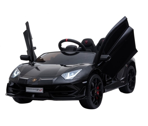 Elektriskā sporta automašīna bērniem Lamborghini Aventador Black