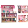 Wooden Doll House Milena Pink