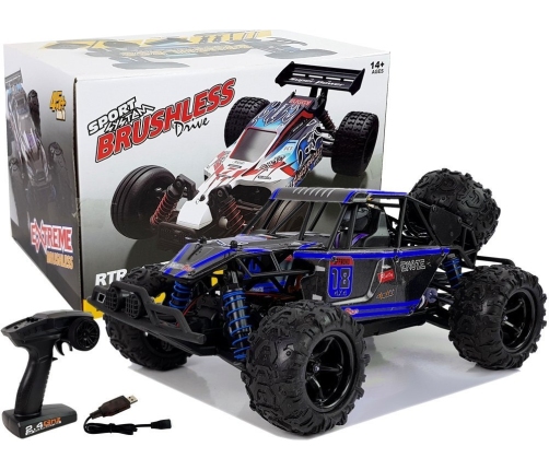 Remote Controlled Off-road Buggy 1:18 Blue ENOZE 9303E 45 km/h