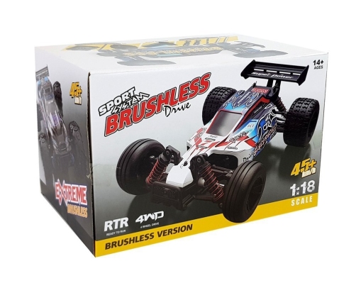 Remote Controlled Off-road Buggy 1:18 Blue ENOZE 9303E 45 km/h